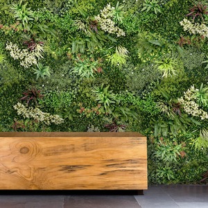 Combo of 3 Premium Living Gala Green Artificial Wall Panels 1m x 1m - Green by True Products