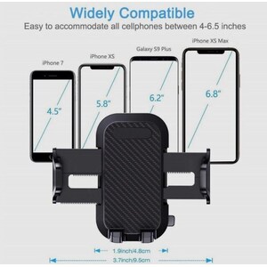 Universal Car Phone Holder Mount - Black