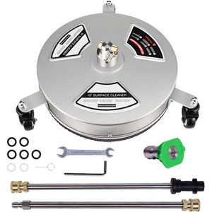 Stainless Steel Patio And Decking Pressure Washer - Silver by Pro-Kleen