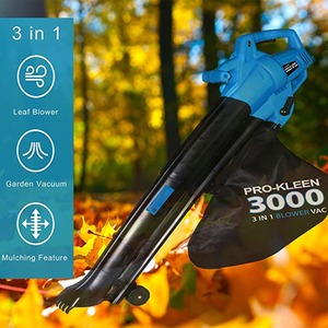 Pro-Kleen Garden Leaf Blower And Vacuum - 3000W - Blue by Pro-Kleen