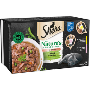 Pack of 8 Sheba Nature's Collection in Gravy by Sheba