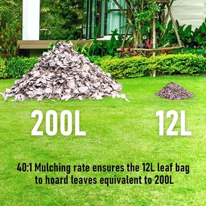 Swift 3 in 1 Cordless Leaf Blower Vacuum and Mulcher, Battery and Charger - Blue by swift