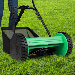 Push Lawn Mower Manual Grass Sweeper by Costway