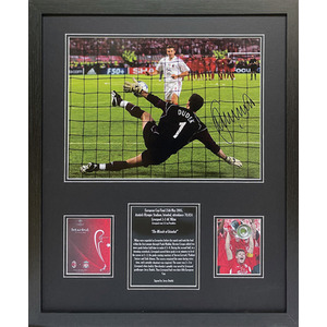 Jerzy Dudek Signed and Framed Liverpool Photograph - Red by Allstarsignings