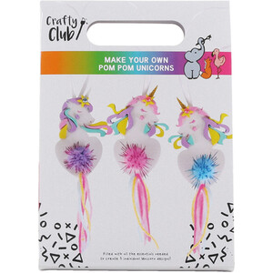 Crafty Club Make Your Own Pom Pom Unicorns by Crafty Club
