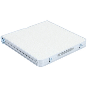 Portable Camping Table and 4 Stools Set - White by Kidkid