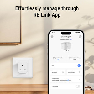 Energy-Saving Smart Plug - White by Roombanker