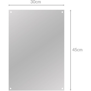 Frameless Rectangle Mirror 450 x 300mm - Mirror by Maison & White