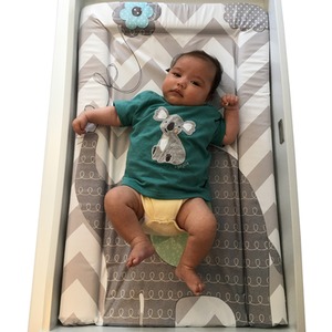 Baby Changing Mat - Elephant Chevron With Grey / Elephant Chevron With Grey by Babycurls