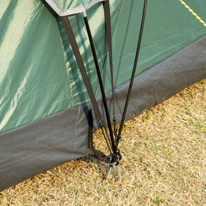 Outsunny Dome Camping Tent 5 to 6 Man - Green by Outsunny