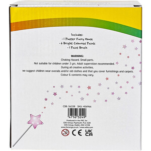 Paint Your Own Fairy House - White