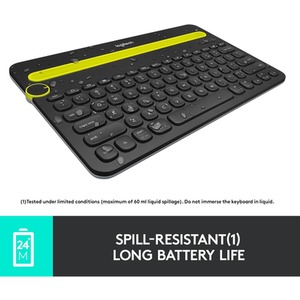 Logitech K480 Wireless Multi Device Keyboard - multi by Logitech