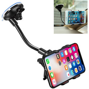 Universal 360 degree Rotating Car Phone Holder - Black