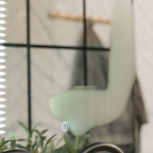 IP44 Bathroom Mirror Integrated LED Strip Touch Control and Demister Pad - Silver by ValueLights