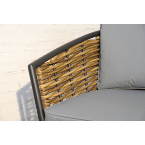 Beaumont Rattan Bistro Set - Grey
