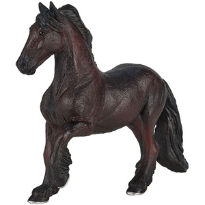 ANIMAL PLANET Mojo Farm Life Friesian Mare Toy Figure - Black by ANIMAL PLANET