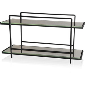 The Mia Mirrored Cosmetic Organiser - Black by The Mia UK