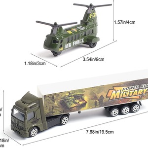 Rescue and emergency military truck and accessories - Green