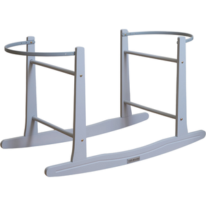 Rocking Moses Basket Stand - Grey by Clair de Lune