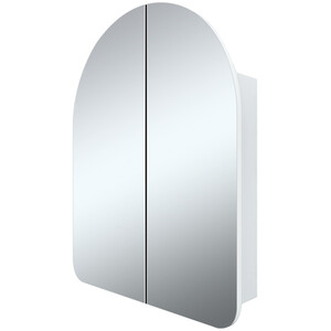 Mayfair Arch Mirror Cabinet - White