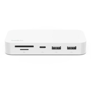 Belkin INC011BTWH 6-in-1 USB Type C Multiport Hub with Mount White - White by Belkin