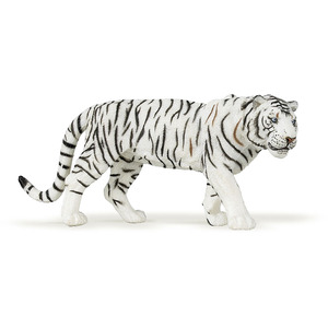 PAPO Wild Animal Kingdom White Tiger Toy Figure - White by PAPO