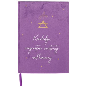 Velvet A5 Notebook - Air Element by Kingsbury Gifts