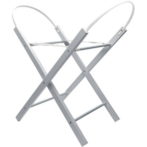 Opal Folding Moses Basket Stand Grey - Grey by Kinder Valley