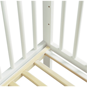 Sydney Cot White with Kinder Flow Mattress by Kinder Valley