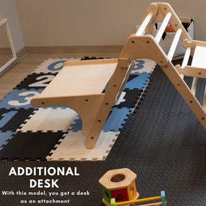 Wooden 5-in-1 Montessori Climbing Set for Toddlers - Natural by NOVECRAFTO