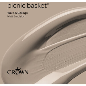 Crown Matt Breatheasy Emulsion Paint - Picnic Basket by Crown Paints