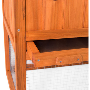 Double Wooden Pet Hutch - Wood by Vida Designs