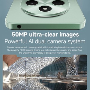 POCO C75 Smartphone 8GB RAM, 256GB Storage 120Hz Display 50MP Camera - Green by Xiaomi