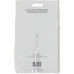 Crafting Wire Stem Flowers and Pearls by True Moments