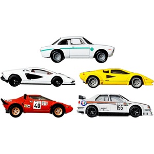 Hot Wheels Premium Car Culture Set of 5 Cars in Collectible Container - Multicolour by Hot Wheels