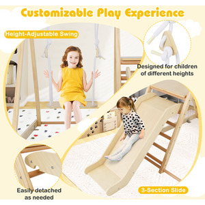 Montessori Playground Climber Playset by Costway