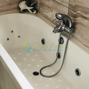 Non slip Bath Stickers - White - White by Slips Away