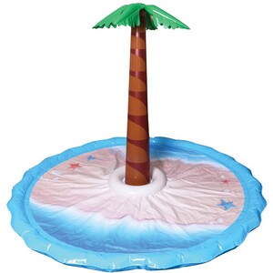Palm Tree Splash Mat