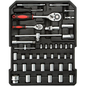 Tool Box Trolley 599 Pcs - Silver by tectake