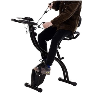 HOMCOM Stationary Foldable Bike - Black by HOMCOM