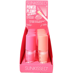 Sunkissed Power Plump Lip Gloss - Pink or Neutral by Sunkissed