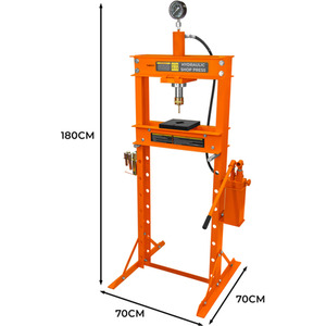 Hydraulic Shop Presses - Orange / 20tonnes by T-MECH
