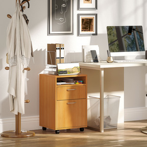HOMCOM Filing Cabinet With Drawer by HOMCOM