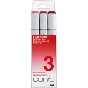 Copic Sketch Marker Pens 3pcs Set Colour Fusion - Red by Copic