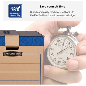 5 Cardboard Moving Boxes Ultra Heavy Duty Boxes - Light Brown / Large by BANKERS BOX