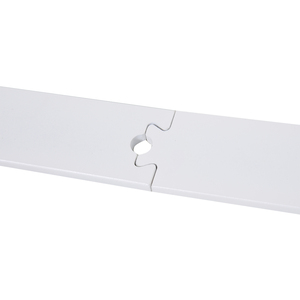 HOMCOM 6ft Modern Antique Style Sliding Door Set Kit - White by HOMCOM