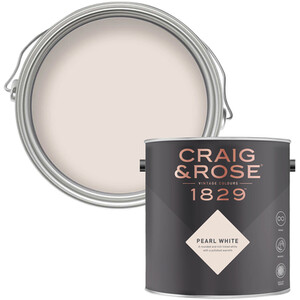 Craig and Rose Chalky Matt Emulsion - Pearl White by Craig & Rose