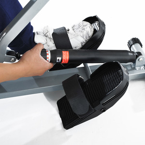 HOMCOM Rowing Machine with LCD Monitor - Grey by HOMCOM