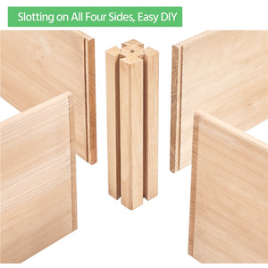 Wooden Raised Garden Bed Divisible Planter Box - Wood by Yaheetech