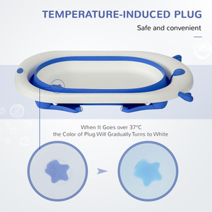 Baby Bath Tub - Blue by HOMCOM